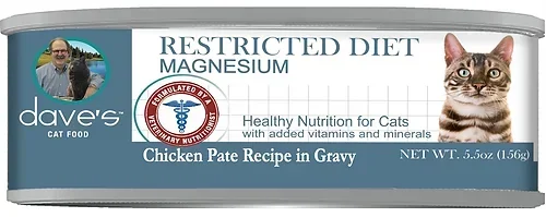 Dave’s Cat Restricted Diet Magnesium Chicken Liver 5.5oz