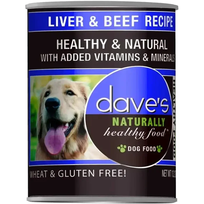 Dave’s Pet Food™ Naturally Healthy Liver & Beef Dog Food 13 Oz x 12 Count