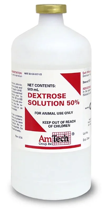 Dextrose 50% Injection, USP, 500 mL