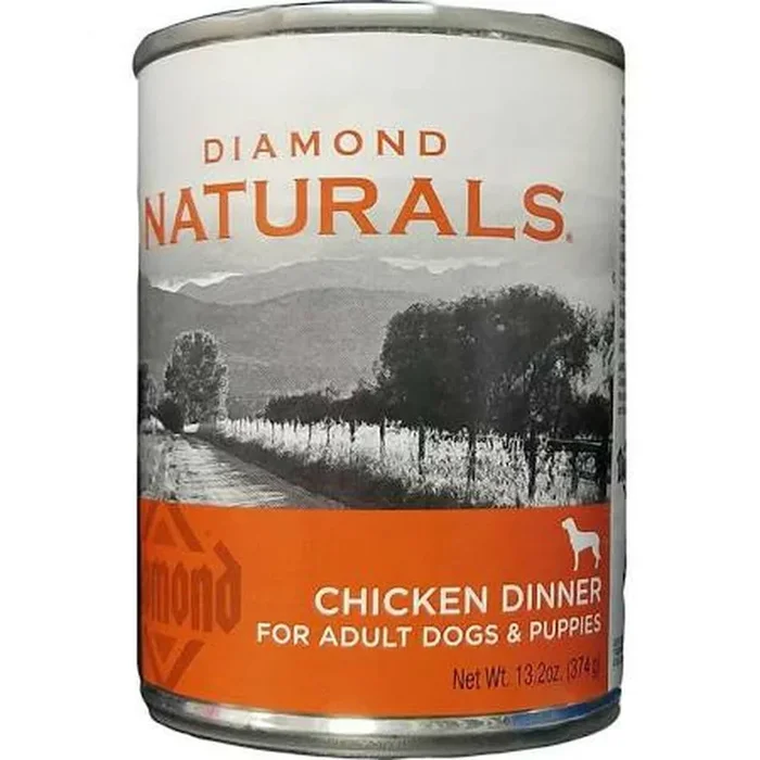 Diamond Naturals Wet Dog Food – Chicken Dinner – 13.2oz Can
