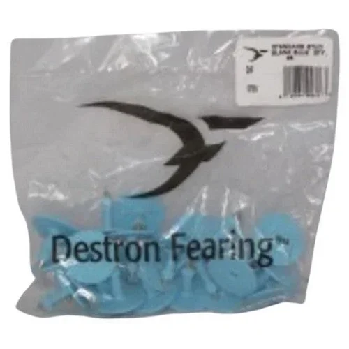 Digital Angel Corp (fearing), Male Button Blue Blank, Bag Of 25