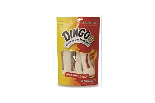 Dingo Bones Value Pack Natural Dog Chews – Large – 3 Pack