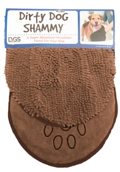 Dirty Dog Shammy Towel, Brown