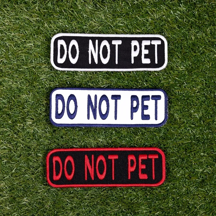 Do Not Pet 2×6 Patch