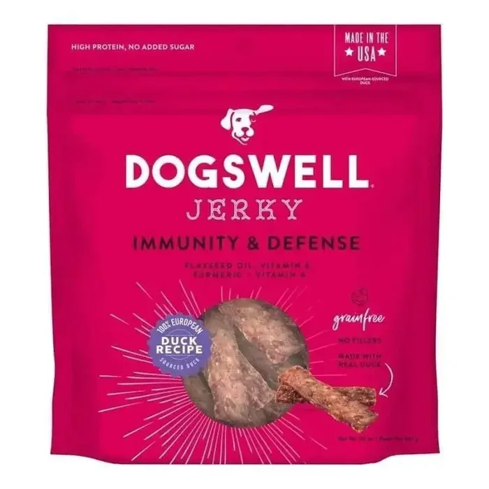 Dogswell Immunity & Defense Grain-free Duck Jerky Dog Treats