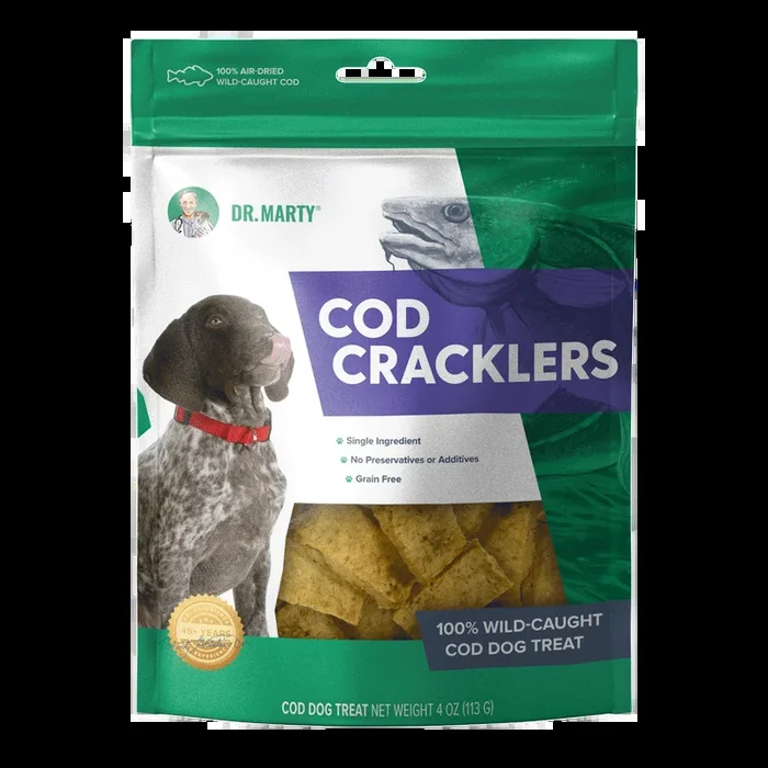 Dr. Marty Cod Cracklers 4-oz, Dog Treat