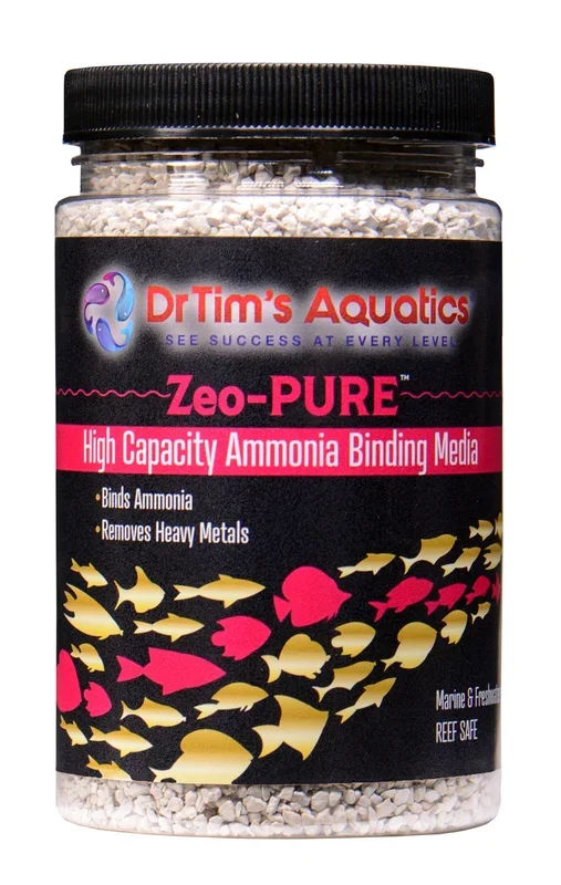 Dr Tim’s Aquatics Zeo-Pure Ammonia Binding and Heavy Metal Remover – (100GAL) – 16 Oz