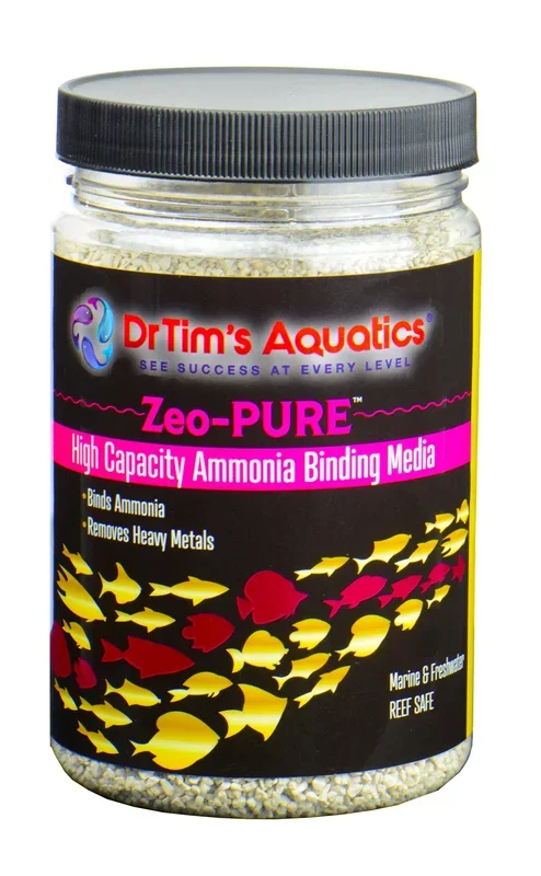 Dr Tim’s Aquatics Zeo-Pure Ammonia Binding and Heavy Metal Remover – (200GAL) – 32 Oz