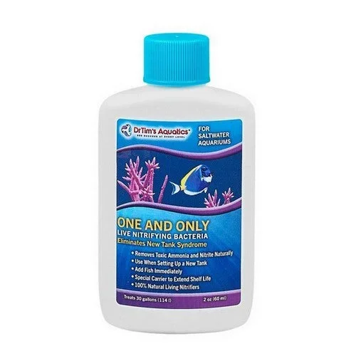 Dr Tims Aquatics, One And Only Live Nitrifying Bacteria For Cycling Saltwater Aquaria, 2 Ounces