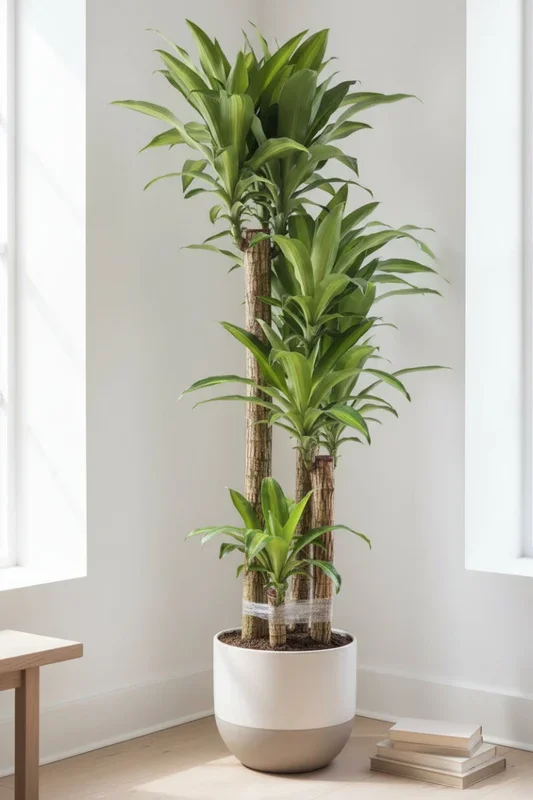 Dracaena, Massangeana 14″ Cane 5-4-3