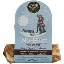 Earth Animal Dog Chews Holiday NO HIDE FS – 4 Inches – Case of 24