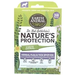 Earth Animal Dog Nature’s Protection SPOT Flea and Tick – Small