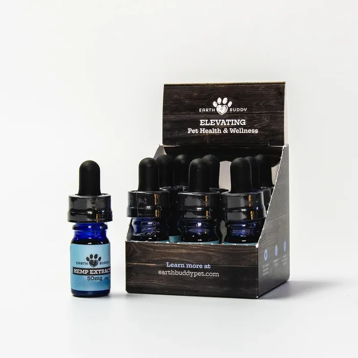 Earth Buddy Hemp Oil 50MG – 5ML – 9 Count