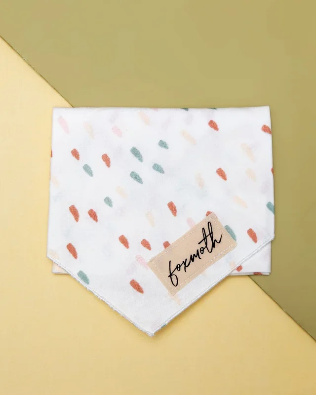 Earth Tone Speckled Dog Bandana