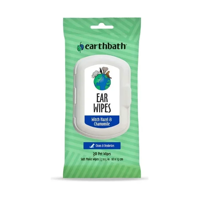 earthbath 귀 청소 티슈 위치 헤이즐 & 카모마일