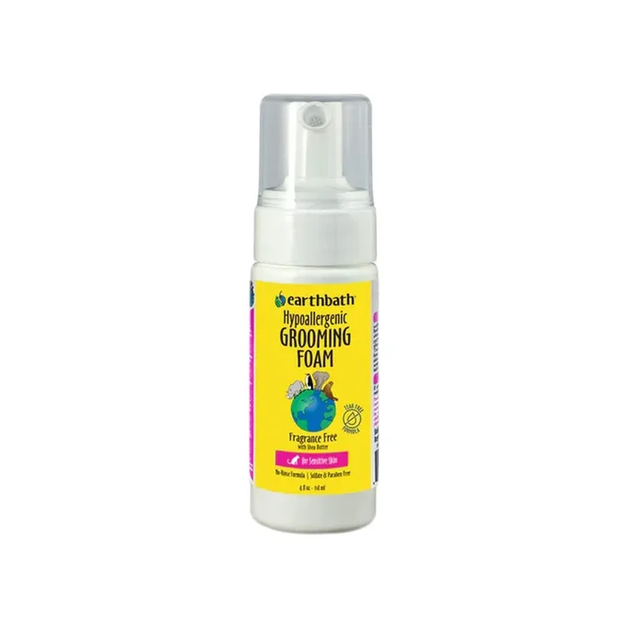 Earthbath Totally Natural Pet Care Waterless Grooming Foam for Cats