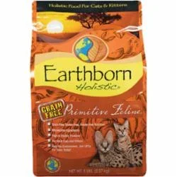 Earthborn Grain-Free Primitive Feline Dry Cat Food – 14 lbs