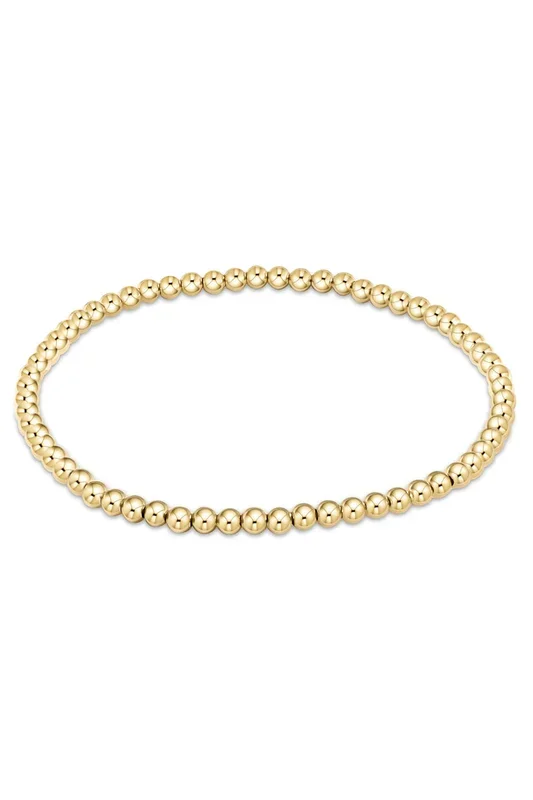enewton Classic Gold 3mm Bead Bracelet