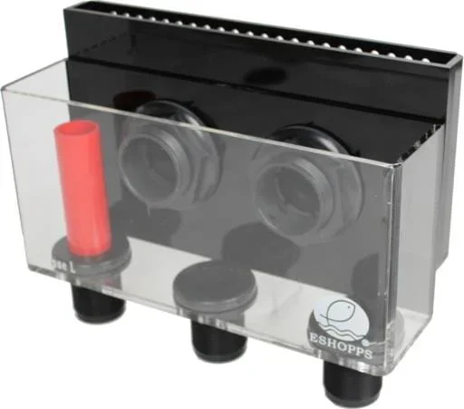 EShopps ECLIPSE Slim Overflow Box Aquarium Filter – Large – L:12 X W:3 X H:6 – 100-150 GAL