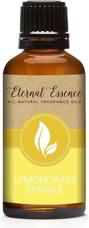 Eternal Essence Oils Lemongrass Sparkle 30ml All Natural Fragrance Oil – for Candle, Soap Making, Aromatherapy, Diffusers, Home Care, & Humidifiers