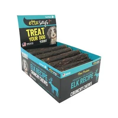 Etta Says Dog Treats Crunchy Chew Elk – 4.5 Inches – 36 Count