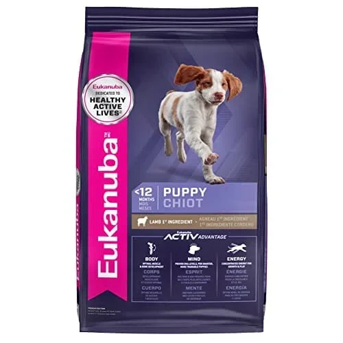 Eukanuba Activ Advantage 1st Ingredient Lamb Puppy Formula Dry Dog Food – 15 Lbs