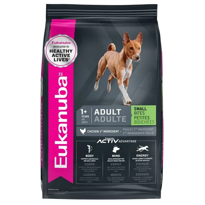 Eukanuba Activ Advantage Small Bites Chicken Adult Dog Dry Dog Food – 40 Lbs