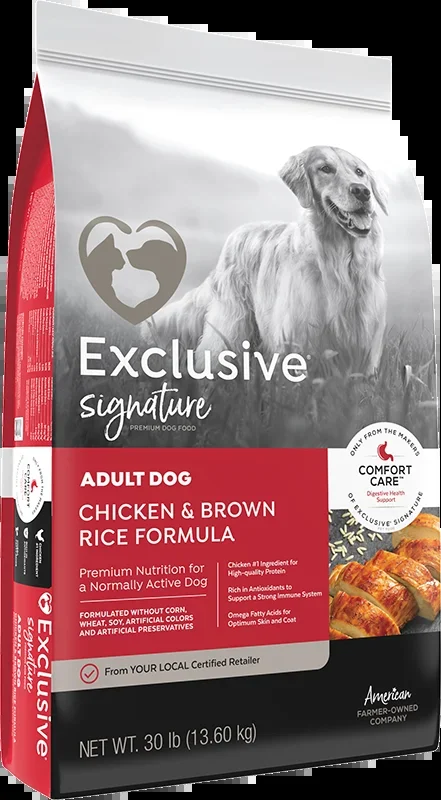 Exclusive Adult Chicken & Rice Dry Dog Food