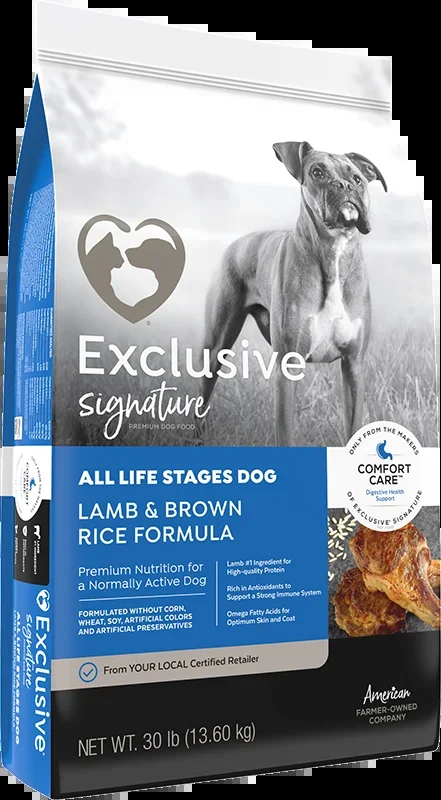 Exclusive All Life Stages Lamb & Rice Dry Dog Food