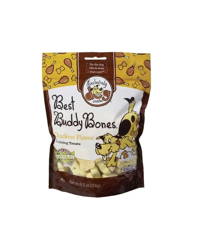 Exclusively Pet Best Buddy Bones Chicken Flavor Dog Treats – Chicken – 5.5 Oz