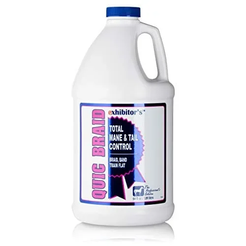 Exhibitor’s Quic Braid Refill Grooming Tools Braiding – 64 Oz