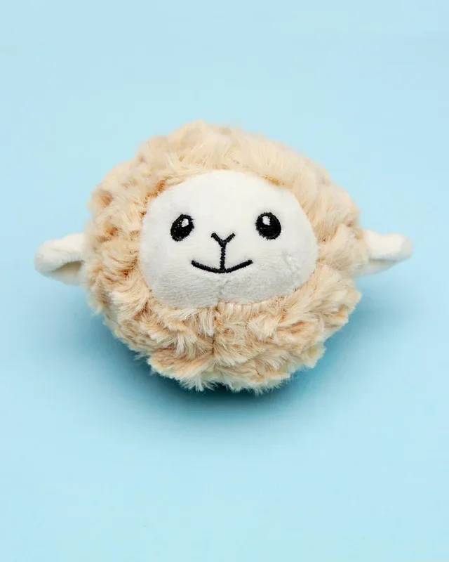Ez Squeaky Lamb Ball Dog Toy