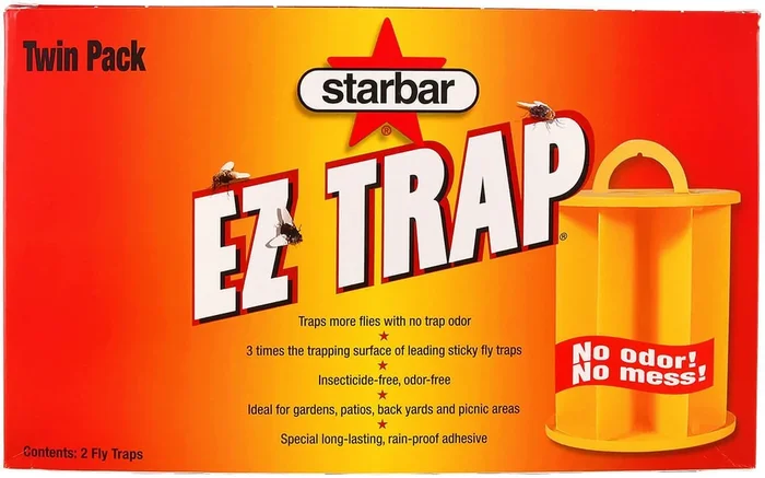 EZ Trap Odor Free Fly Trap, Twin Pack