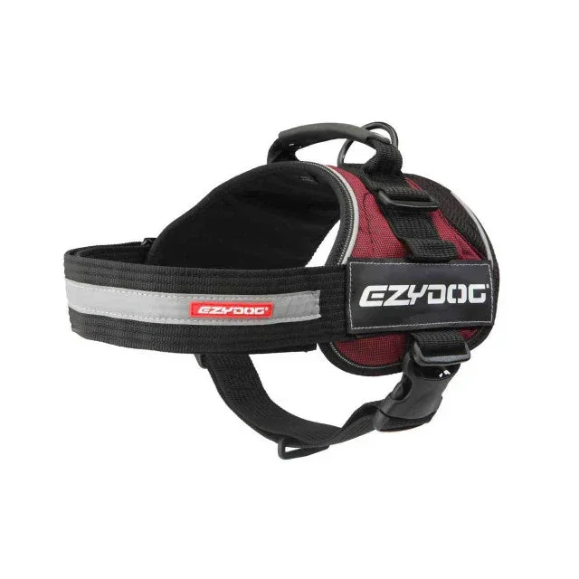 EZYDOG Convert Dog Harness – Medium 24.5 – 31” – Burgundy