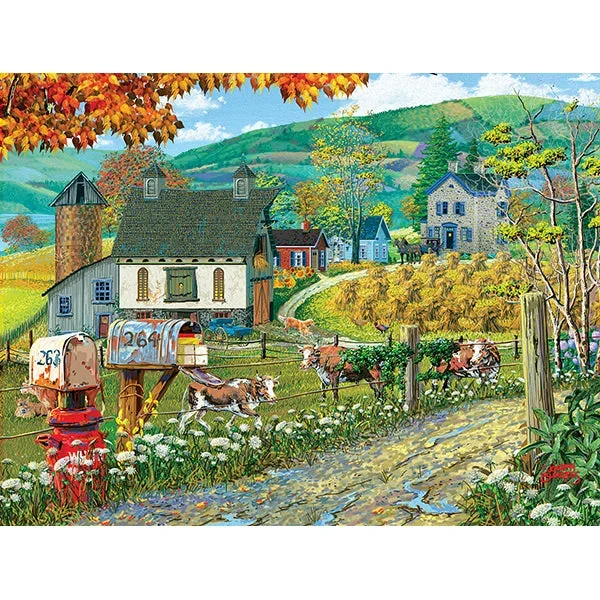Farm Lane 300-Piece Puzzle 38732