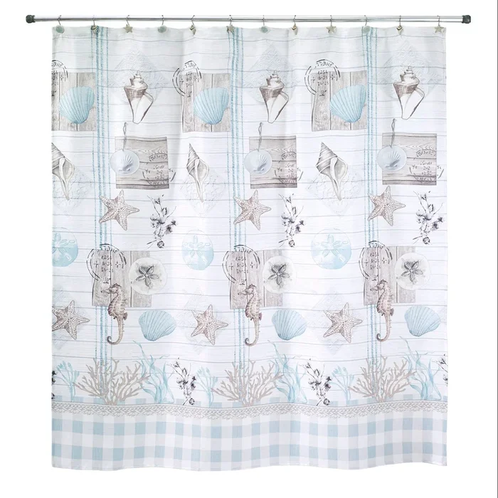 Farmhouse Shell Shower Curtain 13700H