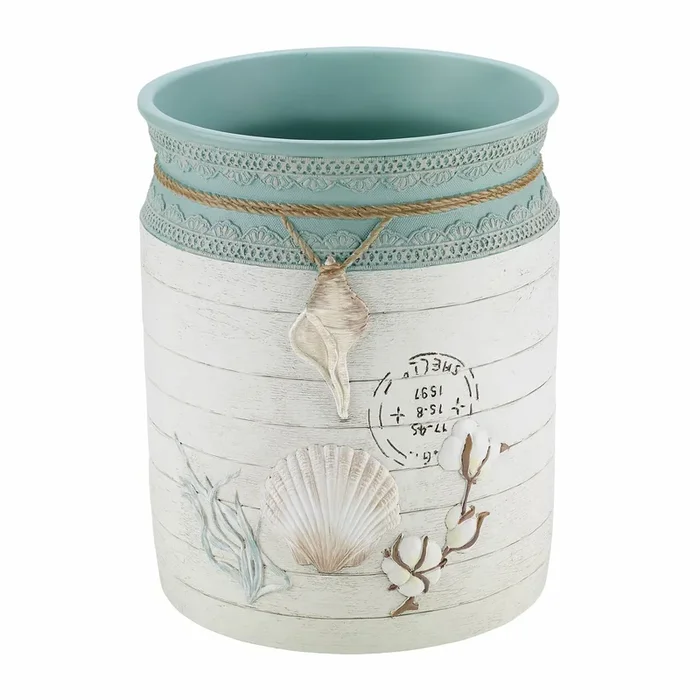 Farmhouse Shell Wastebasket 13700F