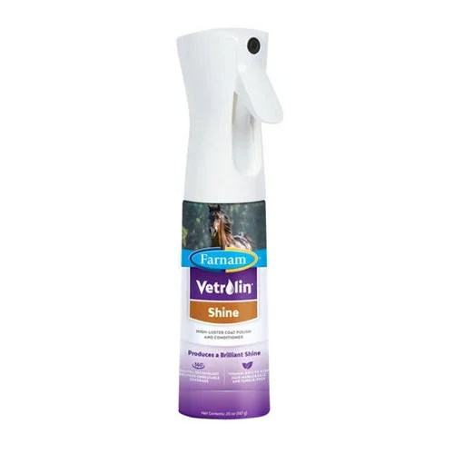 Farnam, Vetrolin Shine Spray for HorsesContinuous Spray, 20 Oz