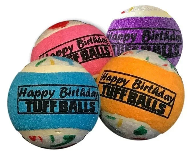 Feliz cumpleaños Tuff Balls