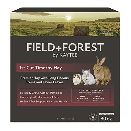 Field + Forest 1St Cut Timothy Hay Small Animal Hay – 90 Oz