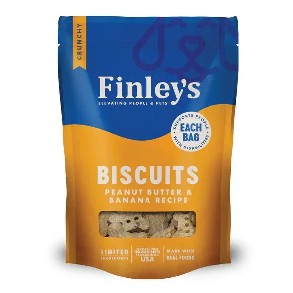 Finley’s Peanut Butter & Banana Biscuits, 6oz