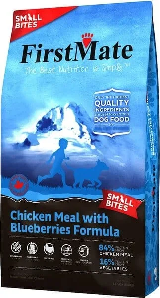 FirstMate Limited Ingredient Diet Grain-Free Small Bites Chicken Dry Dog Food – 14.5 Lbs