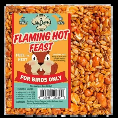 Flaming Hot Feast Seed Cake, 4oz