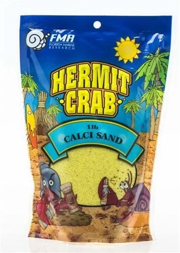 Florida Marine Research Hermit Crab Calcium Sand Assorted- Neon – 1 lb