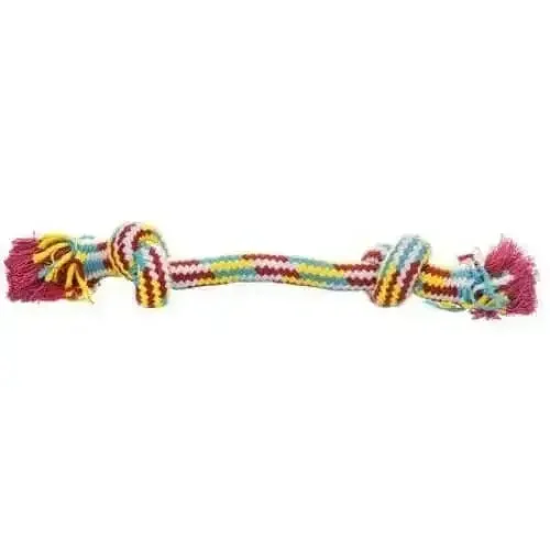 Flossy Chews Braidys 2 Knot Rope Bone