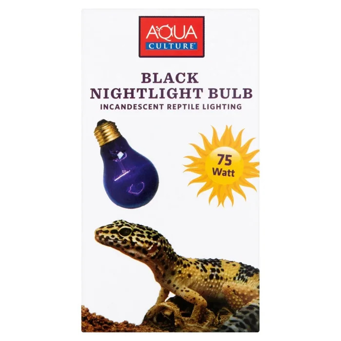 Fluker’s Black Nightlight Bulb – 75 W
