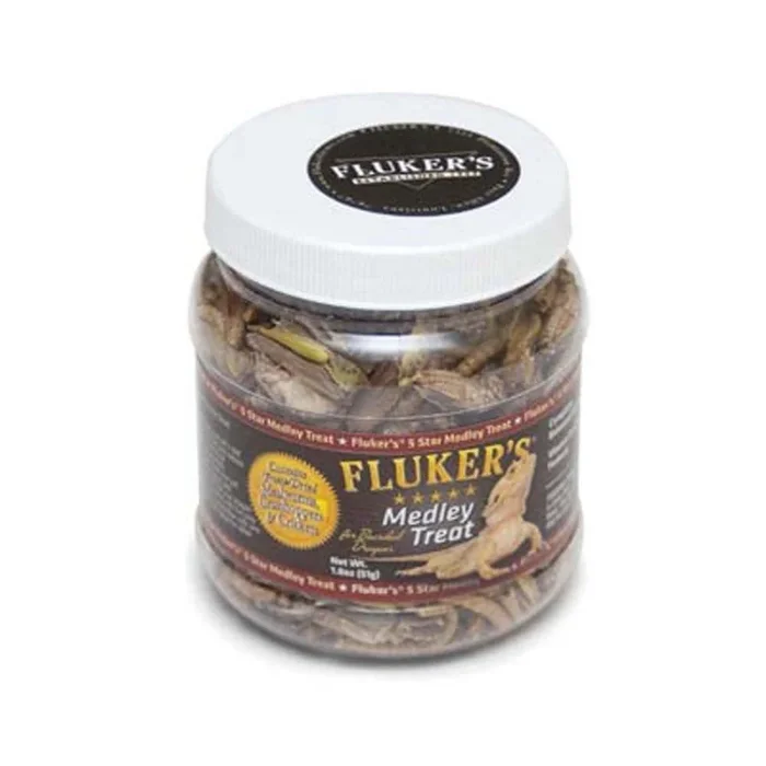 Fluker’s Freeze Dried Bearded Dragon Medley Treat 1ea/1.8 oz