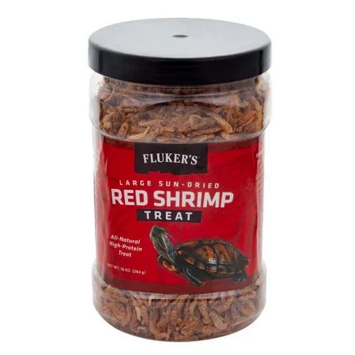 Flukers, Flukers Sun-Dried Large Red Shrimp Treat, 10 oz