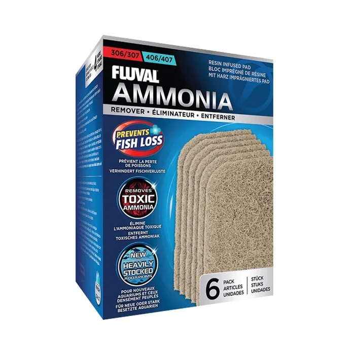 Fluval Ammonia Remover – 307/407 – 6 pk