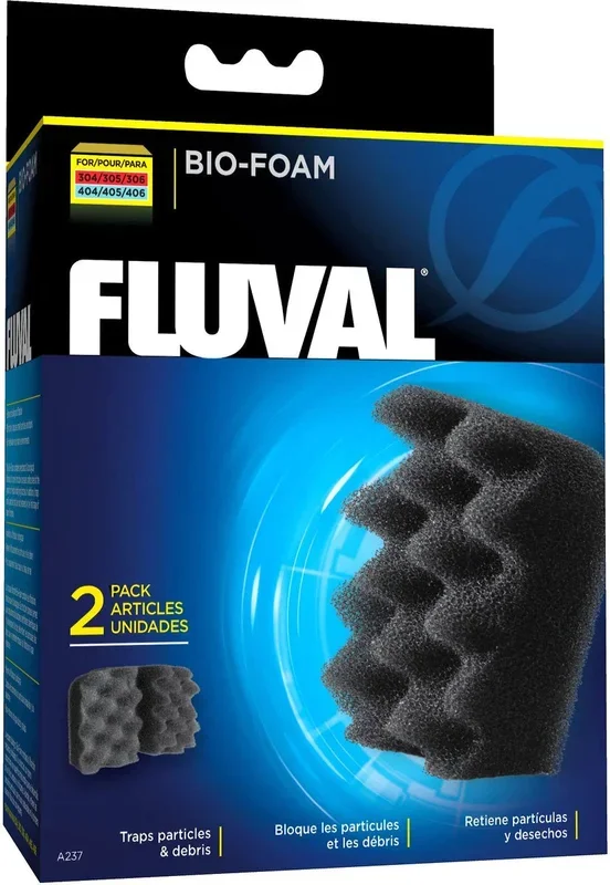 Fluval Bio-Foam for Fluval 306/406 – 2 pk